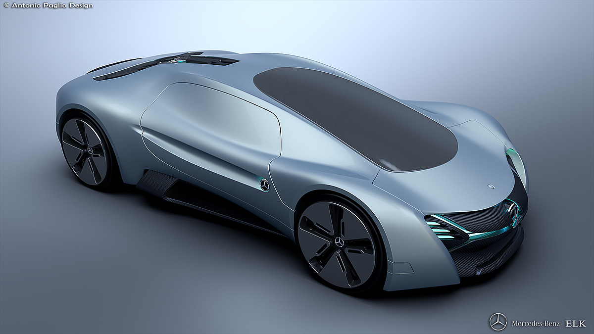 Elk，Benz，Elk electric vehicle，conceptual design，